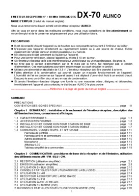 alinco dr 110 Book