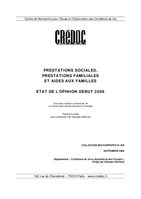 enquette de satisfaction sur les prestations des oueuvres sociales Book