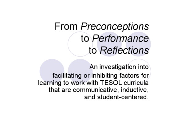 preconceptions Book