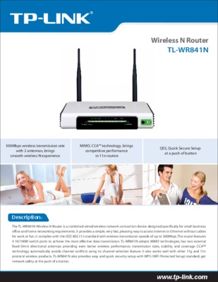tl wr841n Book