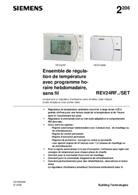 siemens rev24rf rcr10 868 Book