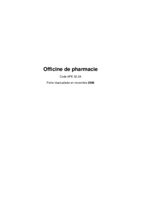 officine de pharmacie fiche realisee par apce Book
