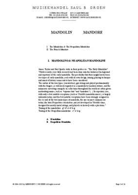 mandore Book