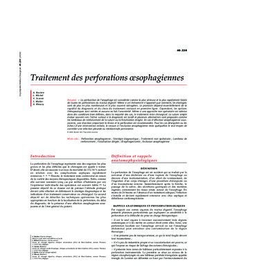 pertonite par perforation gastrique Book