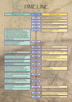 timeline Book