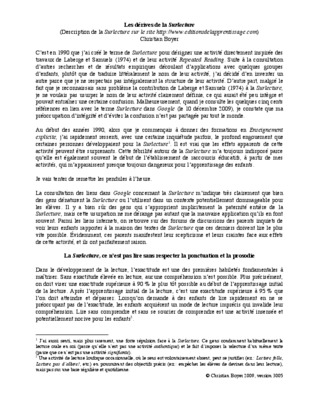 texte surlecture Book