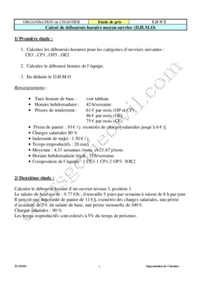 horaire d un ouvrier dans le btp Book