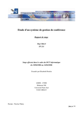 gestion de conference uml Book