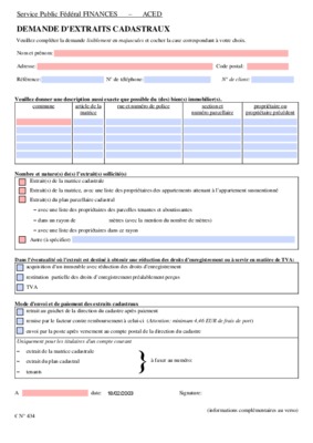 cadastraux Book
