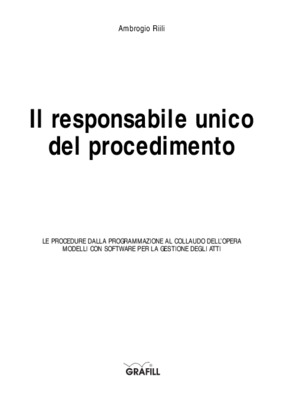 responsabile del procedimento Book