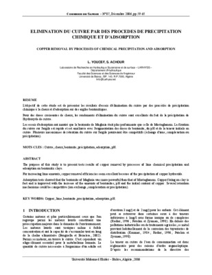 exercice sur precipitation chimique Book