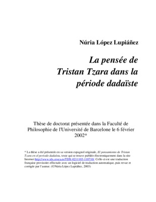 tzara Book