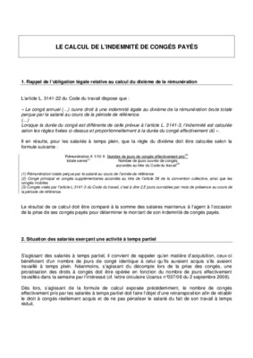 calcul des conges au cameroun Book