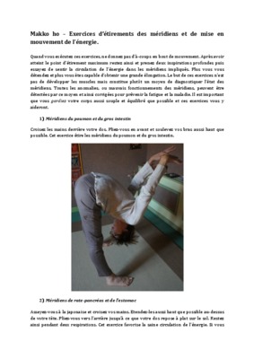 etirements des meridiens Book