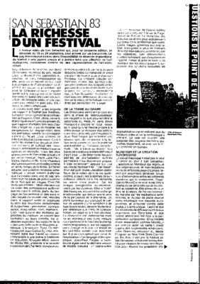 festival de san sebastian Book