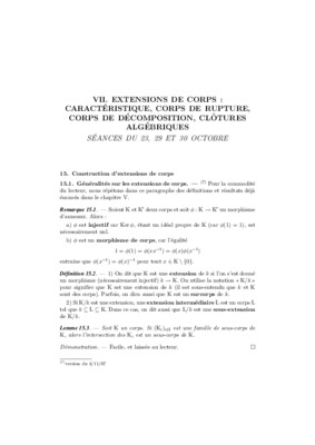 extensions de corps Book