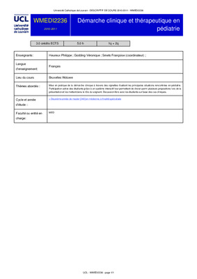 cas clinique pediatrie Book