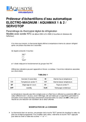 aquacell preleveur d_echantillons Book