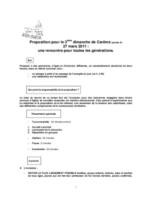 3eme dimanche careme temps c Book