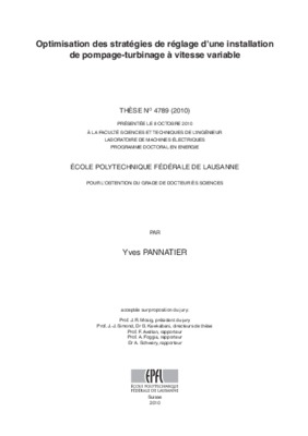 optimisation de reglage Book