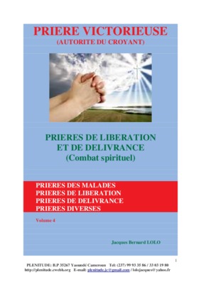 les prieres de delivrance Book