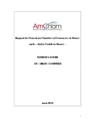 american chamber of commerce in france Book