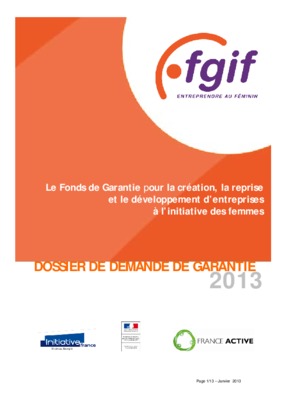 fonds de garantie Book