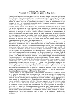 preface pourquoi j _ai mange mon paire Book