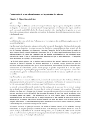 commentaire ordonnance Book