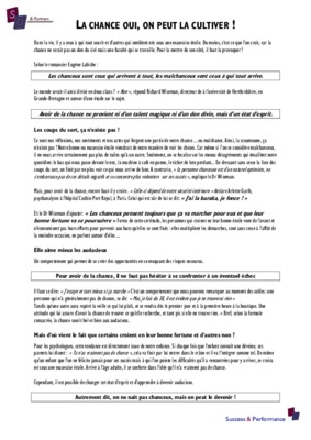 avoir de la chance Book