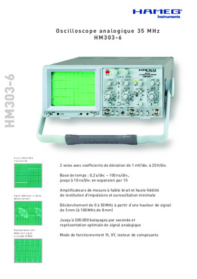 oscilloscope hm303 6 Book