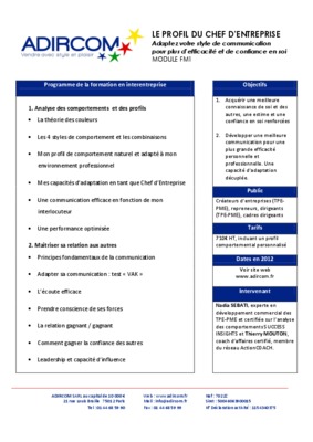 relation et communication as Book