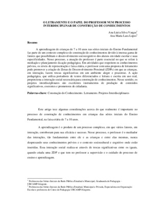 o papel do professor escriba Book