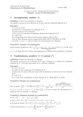 exercice et corrige loi normale combinaisons arrangements Book