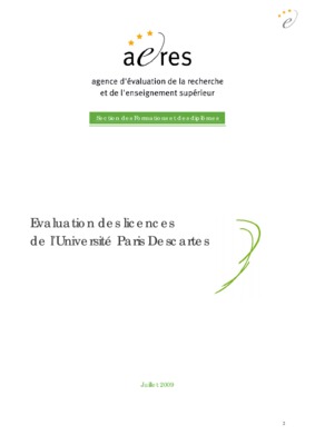universite paris descartes Book