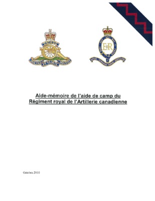 aide de camp Book