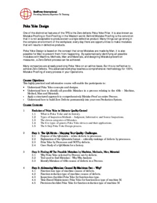 poka yoke Book