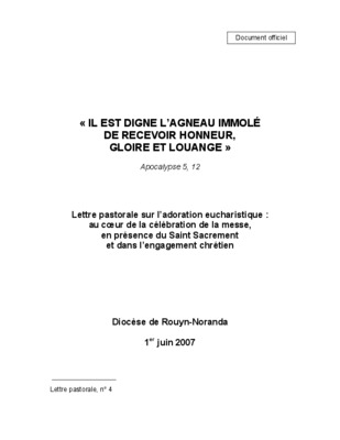 seigneur je ne suis pas digne de te recevoir Book