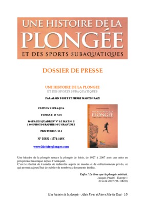 depoisier alain dossier de presse 2012 Book