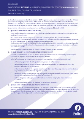 concours commissaire de police cameroun Book