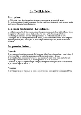 telekinesie apprentissage Book