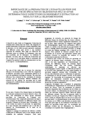preparation des echantillon Book