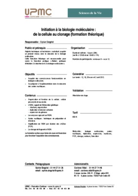 exercices clonage moleculaire Book