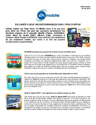 jeux concourscourrier 2011 ipad Book