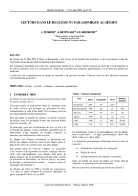 reglement parasismique 1969 Book