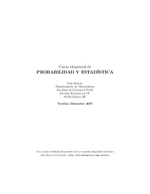 un curso intermedio de probabilidad Book