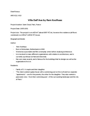 villa dall ava Book