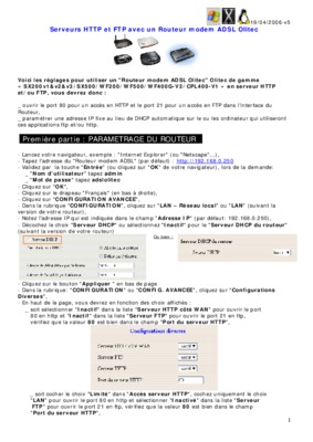 parametrage deux routeur adsl Book