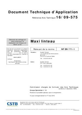 linteau terreal Book