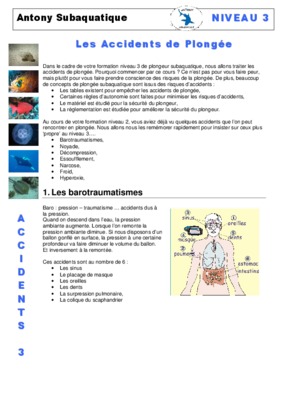 plongee subaquatique groupe a Book